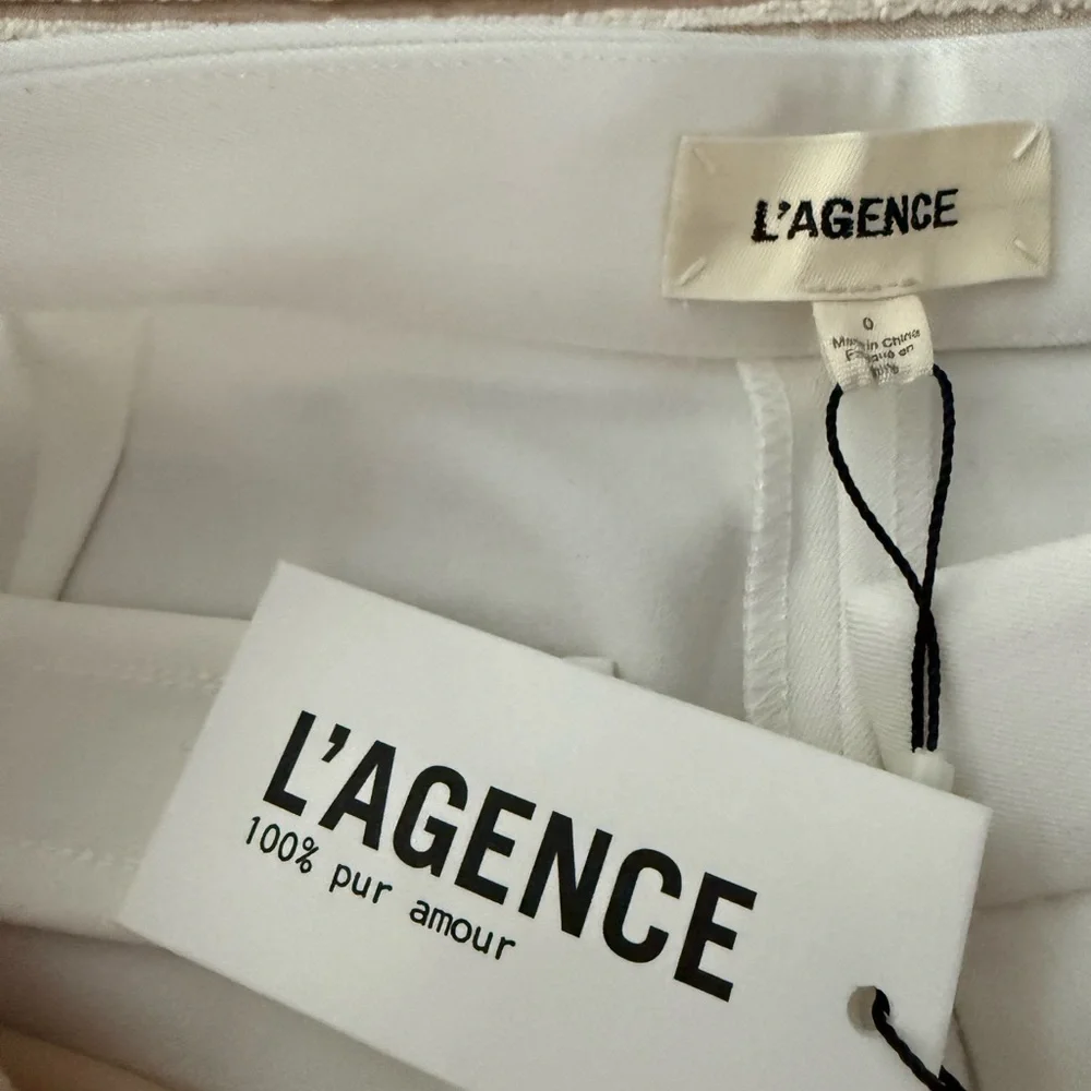 L’angence Livvy dress pant with black satin tuxedo stripe - Picture 6 of 6